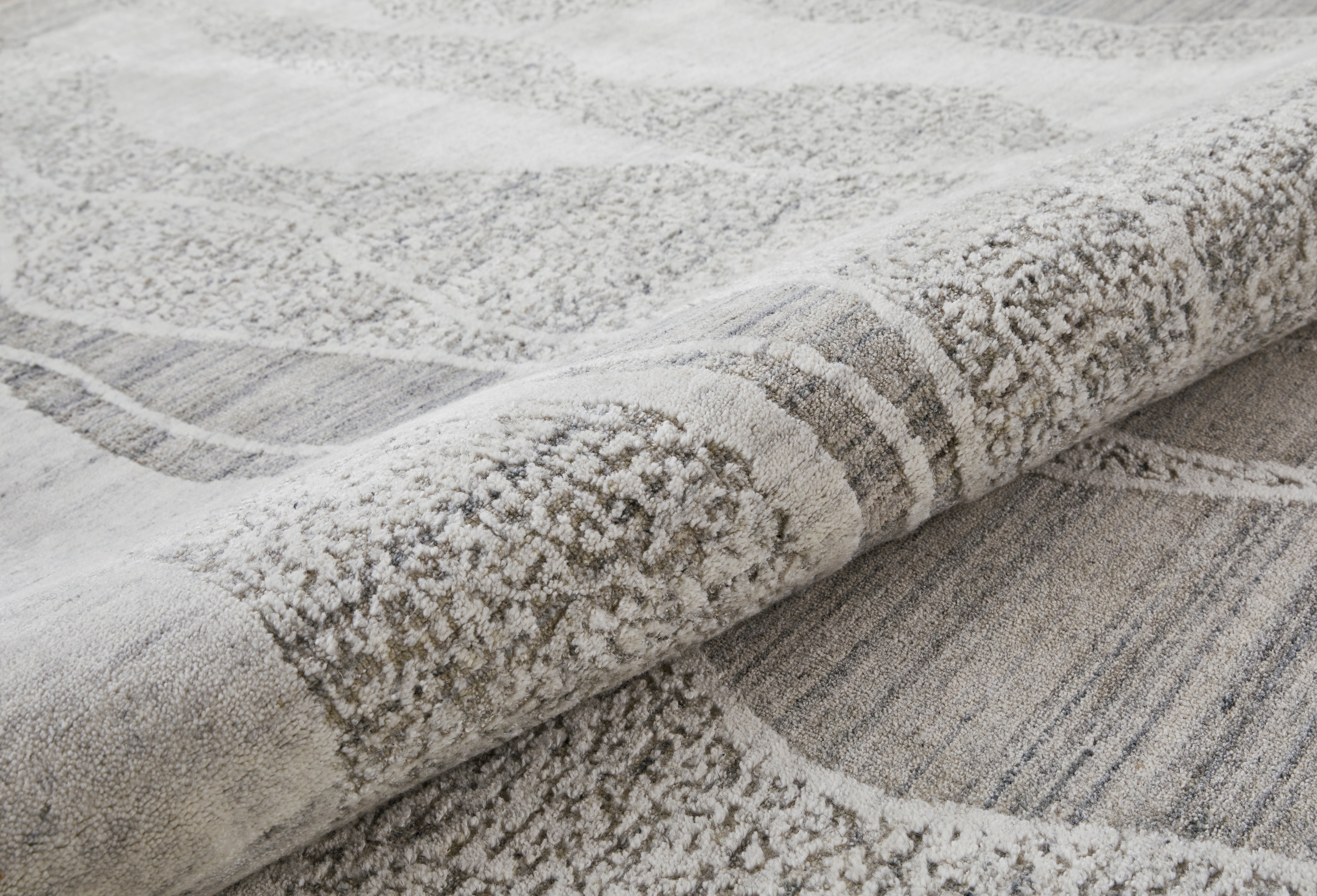 Concept Looms Dune DU147 White Light Blue Rug